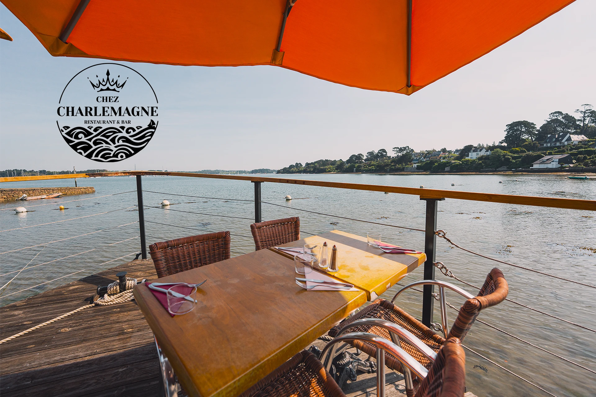 Chez Charlemagne – Site internet restaurant sur l’Ile aux Moines